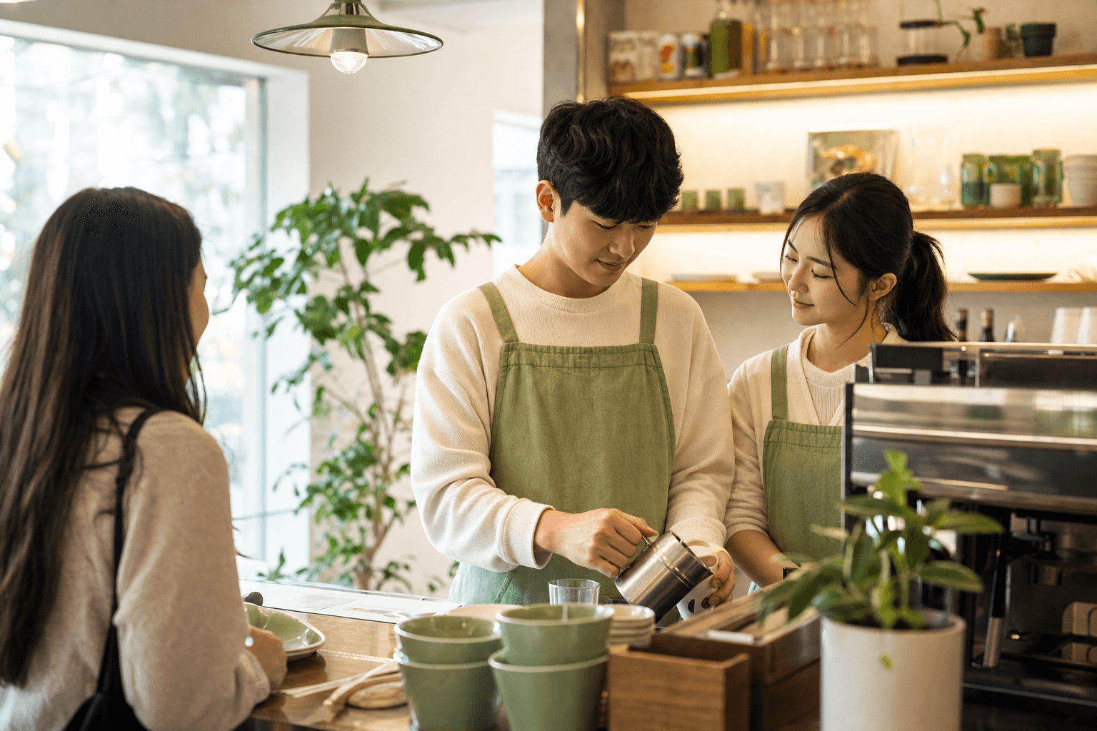 카페 두레 예시 이미지